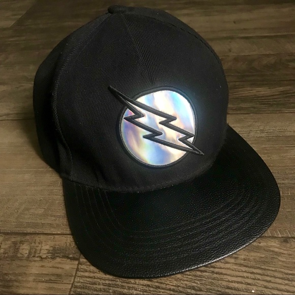 DC Comics Other - DC Comics The Flash Black & Silver Snapback Hat